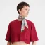 Hedvábný šátek - Hedband Collier de fleurs