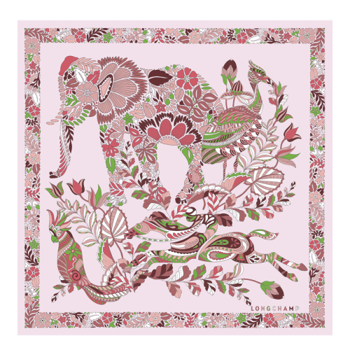 Šátek - Silk scarf Forêt Longchamp