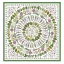 Hedvábný šátek - Silk scarf Longchamp Herbarium